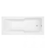 New (H5) Synergy Evolve 1700 x 750mm Premier Shower Bath. RRP £520.00. Clean Structural Lines ...