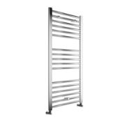 New (G82) Grada 30mm Straight Ladder Towel Warmer 1200mm x 500mm - Chrome. Chrome Finish Out...