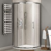 New (G19) 900x760mm - 8mm - Premium Easy clean Quadrant Shower Enclosure. RRP £499.99.8mm Ea...