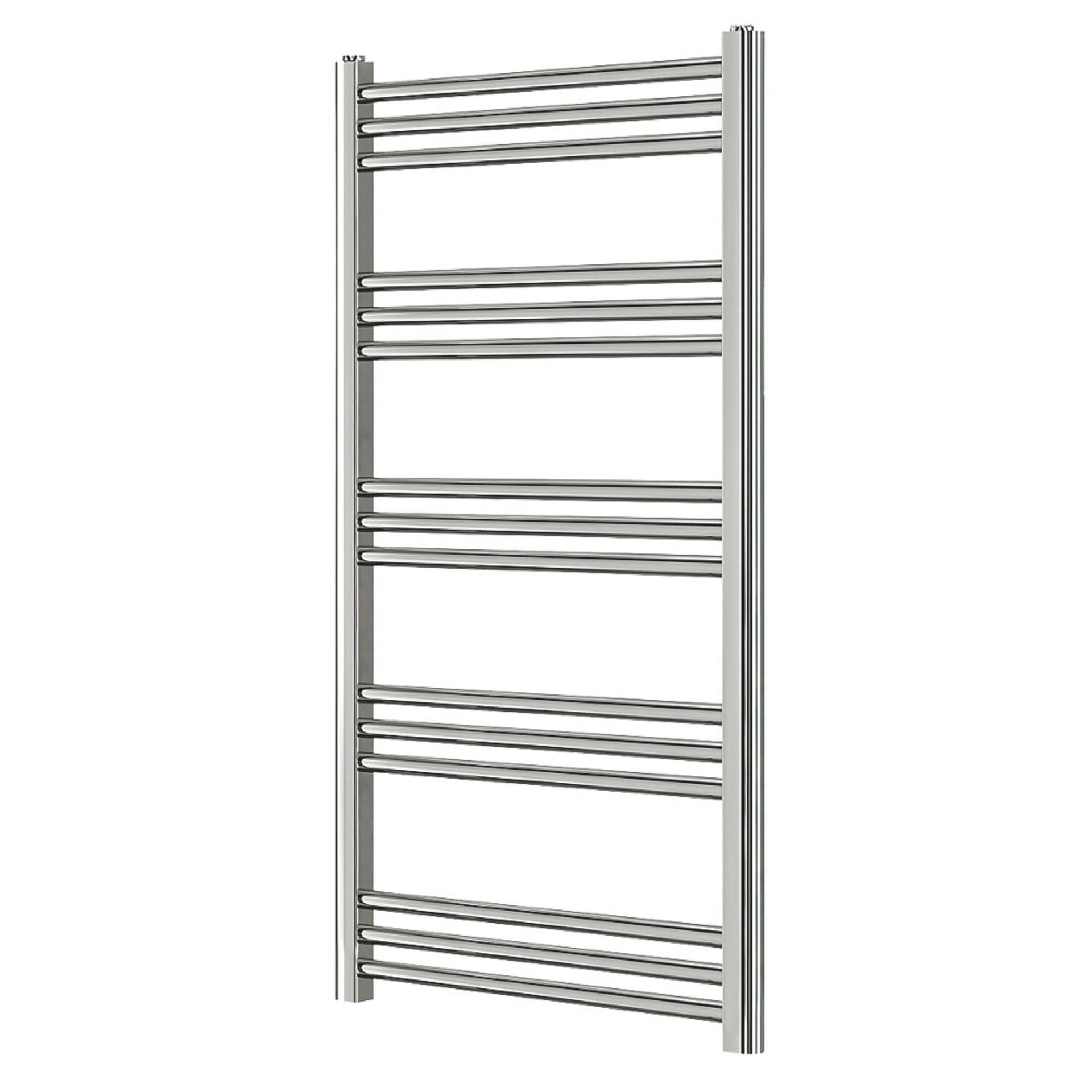 New (S66) Towel Radiator 1100 x 500mm Chrome 979 Btu. Mild Steel Construction With A Gloss Chro... - Image 2 of 2