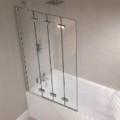 New 1700x800mm Rectangle Black Slate Effect Shower Tray. RRP £749.99. A Textured Black Slat...