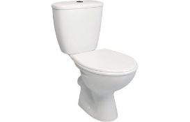 New (Aa72) Close Coupled Wc & Soft Close Seat. Includes: Close Coupled Pan, Cistern & Seat. D...