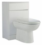 New (G85) Furn 600mm Wc Unit White. Floor Standing Installation Stylish Space Saving Design F...