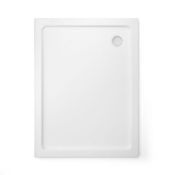 New (G27) 1100x760mm Rectangular Ultra Slim Stone Shower Tray. Low Profile Ultra Slim Design Ge...