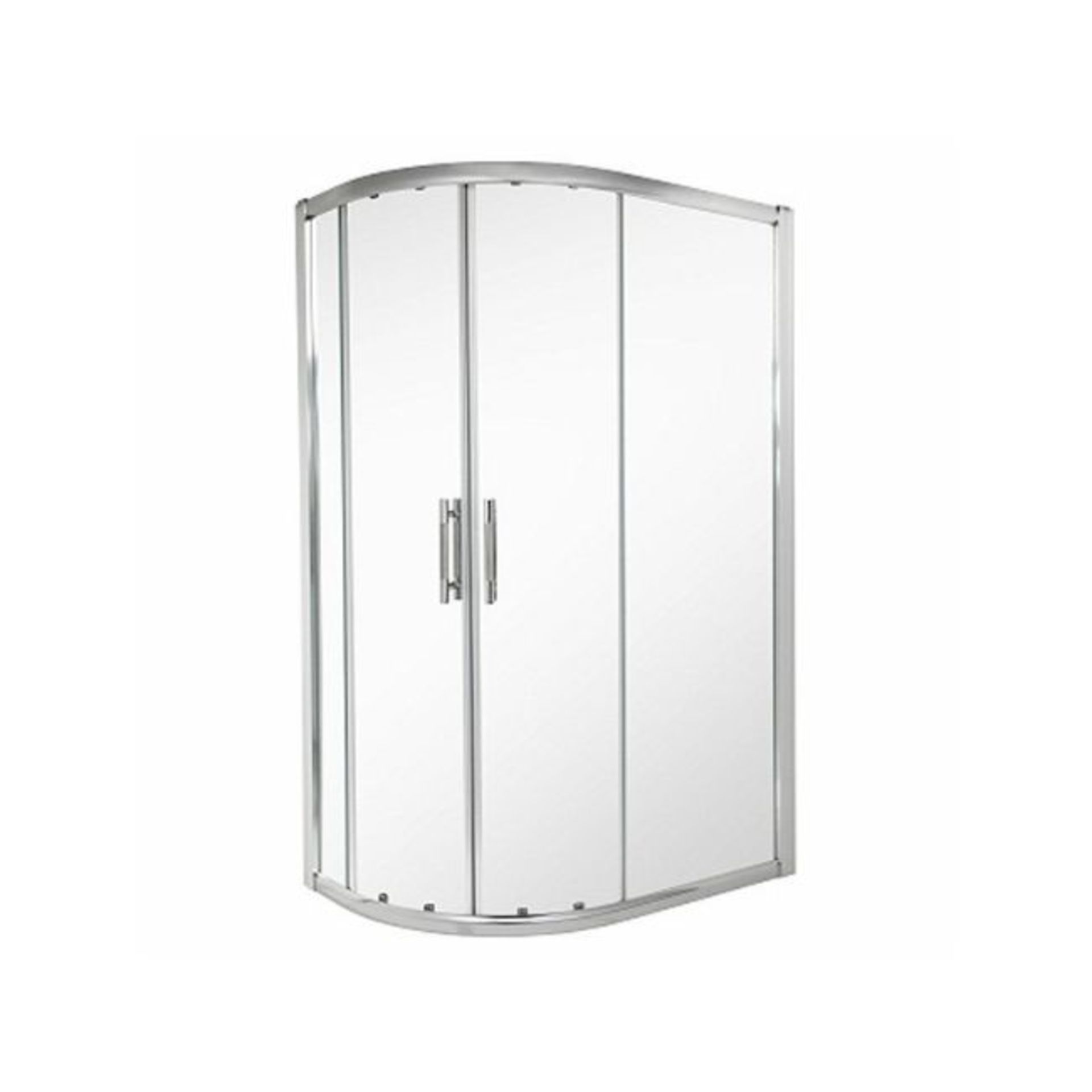 New (J13) 1200 x 800mm Offset 2 Door Quadrant Shower Enclosure Uses The Innovative Click Lock ... - Image 2 of 2