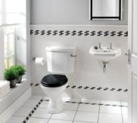 Twyford Clarice Close Coupled Toilet Set. Product Code: Cl1148Wh The Clarice Close Coupled WC F...