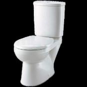 New Galerie Gf1148Wh Flushwise Ho Close Coupled Toilet Set - RRP £543.99. Wh Gf1148Wh. Seat No...