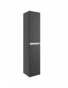 New (N39) Carino 300mm Tall Unit Pebble Grey. RRP £215.00. The ultra stylish Carino tall unit,...