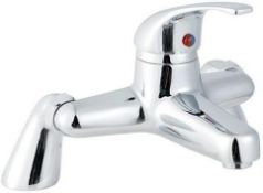 New (Aa53) Modern Bath Filler Brass Mixer Tap V03 - Chrome Finish. Core Material : Brass Handl...