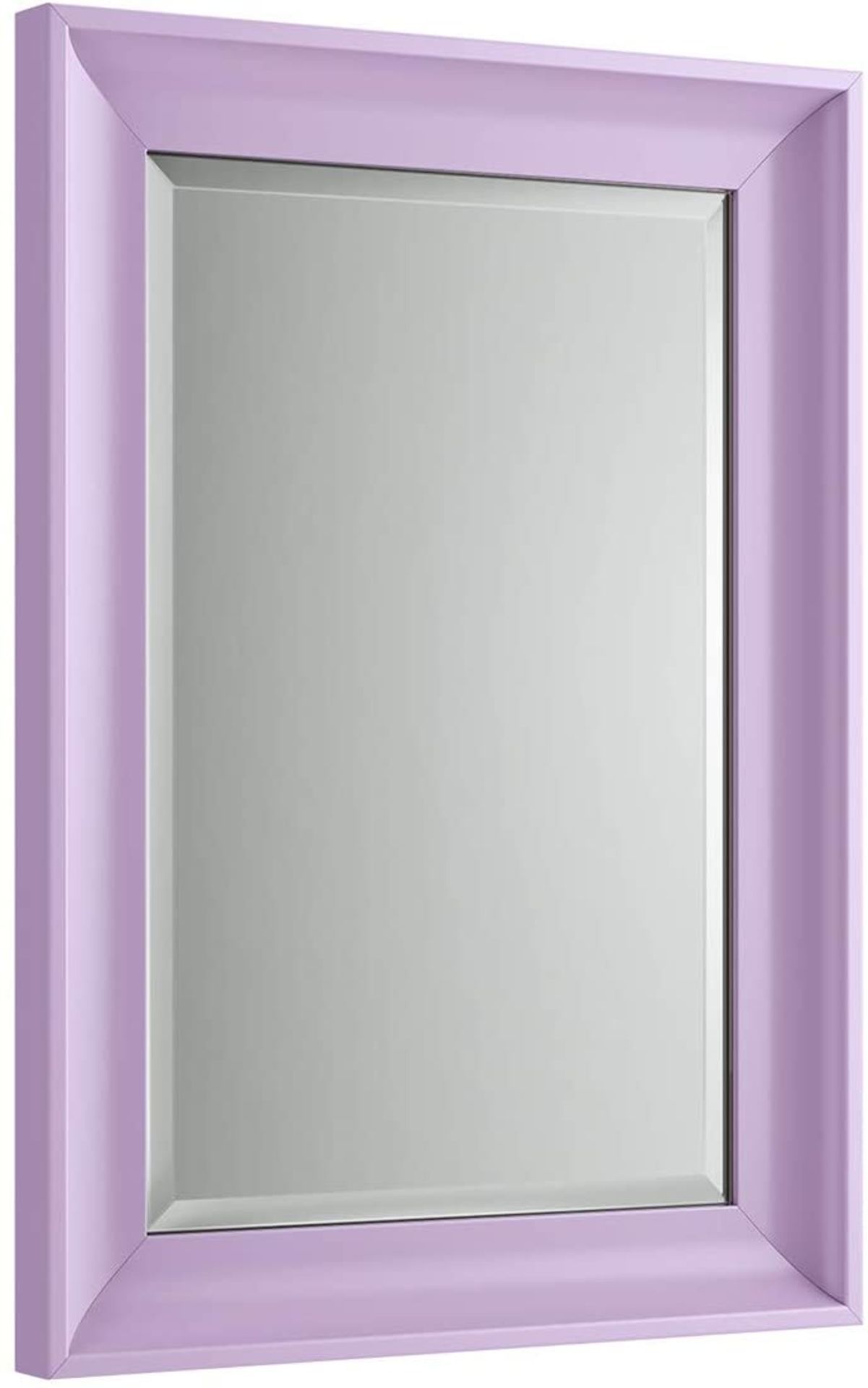 New 700x500mm Melbourne Purple Framed Mirror. RRP £209.99.Ml8019 Adds A Funky, Stylish Look T...