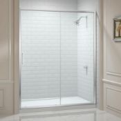 New Twyford's 1700mm - 6mm - Sliding Door Shower Enclosure. RRP £763.99.6mm Safety Glass Full...