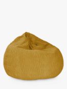 Rucomfy jumbo cord bean bag Mustard Yellow *COLLECTION ONLY*