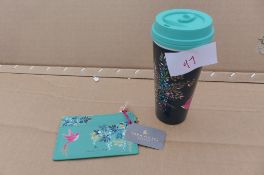 Sara Miller Travel Mug and coin purse