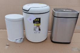 3 Waste bins to include EKO Sensor bin