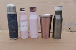 5 Ted Baker water bottles and flask