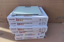 7 x Salter bathroom scales SKU197