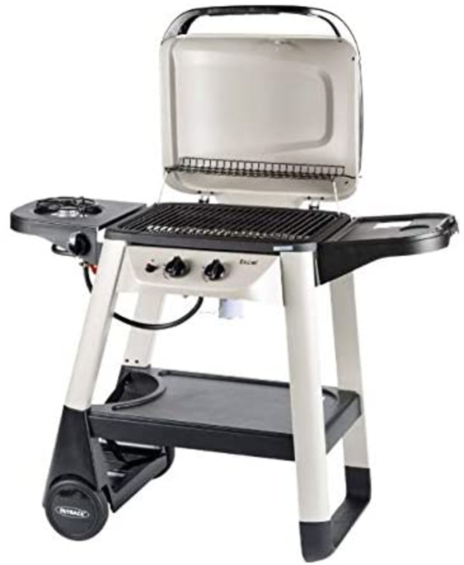 (P7) 1x Outback Excel 310 Gas BBQ Silver RRP £100. New, Sealed Unit, With Very Slight Damage To Box - Image 2 of 4