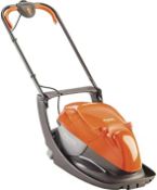 (P7) 2x Flymo EasiGlide 300 Electric Hover Collect Lawnmower RRP £139 Each.