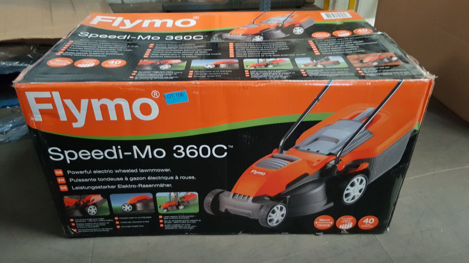 (P2) 1x Flymo Speedi-Mo 360C. RRP £109.99. Unit Appears Clean, As New. Contents In Original Package - Image 3 of 5