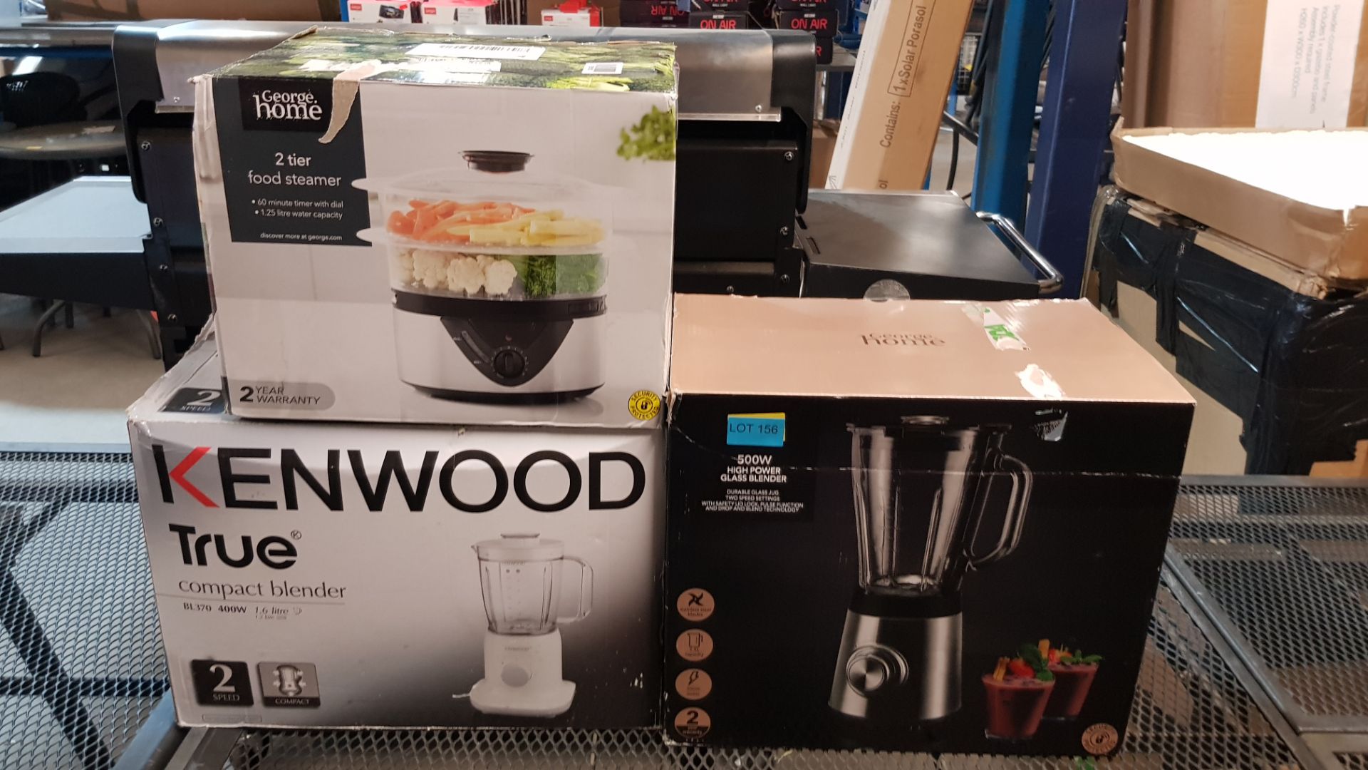 (15) 3x Items. 1x Kenwood True Compact Blender 400W White. 1x GH High Power Glass Blender 400W Chro - Image 4 of 7