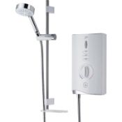 (P8) 1x Mira Showers Mira Sport Max With Airboost Electric White RRP £220