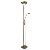 (P9) 2x The Lighting Company Parent & Child Floor Lamp RRP £69 Each. (1x Gold, 1x Silver).