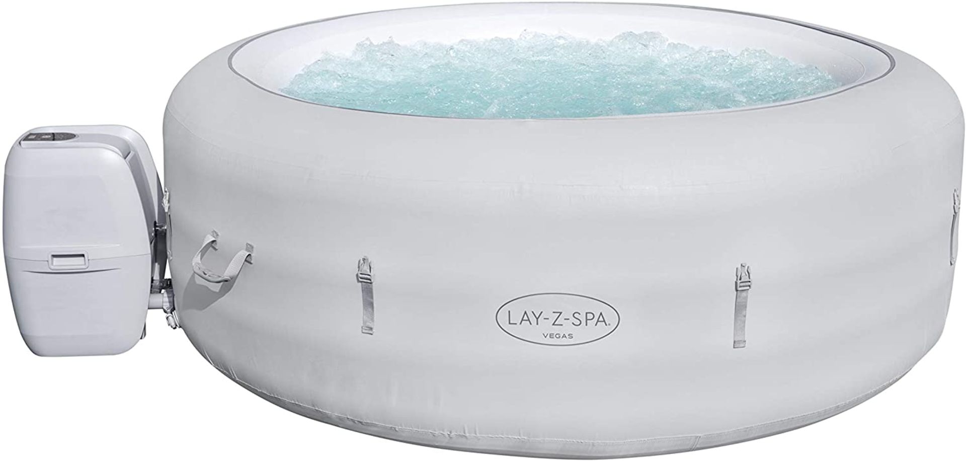 (2J) 1x Bestway Lay-Z-Spa Vegas Portable Hot Tub. RRP £599.00. (Lot Comes With Pump, Main Body, Inf - Image 2 of 8