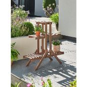 (3C) 2x Items. 1x GH Wooden Plant Stand. 1x GH Wooden Potting Bench.