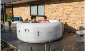 (2J) 1x Bestway Lay-Z-Spa Vegas Portable Hot Tub. RRP £599.00. (Lot Comes With Pump, Main Body, Inf