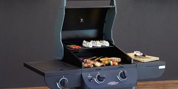 (P8) 1x Texas Nimbus 2 Burner Gas BBQ RRP £80. Contents Appear As New – Unused & Not Previously Re