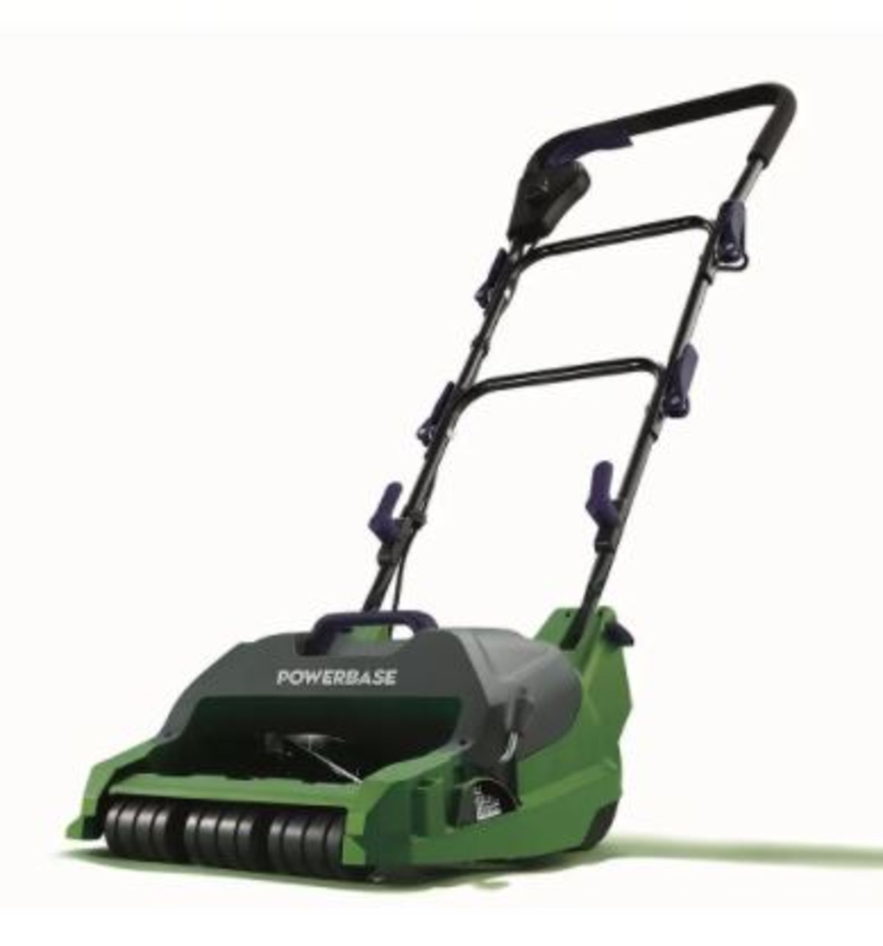 (P6) 2x Powerbase 32cm 400W Electric Cylinder Lawn Mower RRP £89 Each.