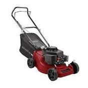 (P10) 1x Sovereign 40cm Push Petrol Lawn Mower 127cc RRP £125. New, Sealed Item With Damage To Box