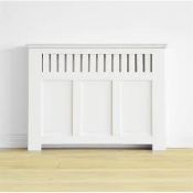 (3F) 1x Winther Browne Wilton Radiator Cabinet Smooth White Finish.