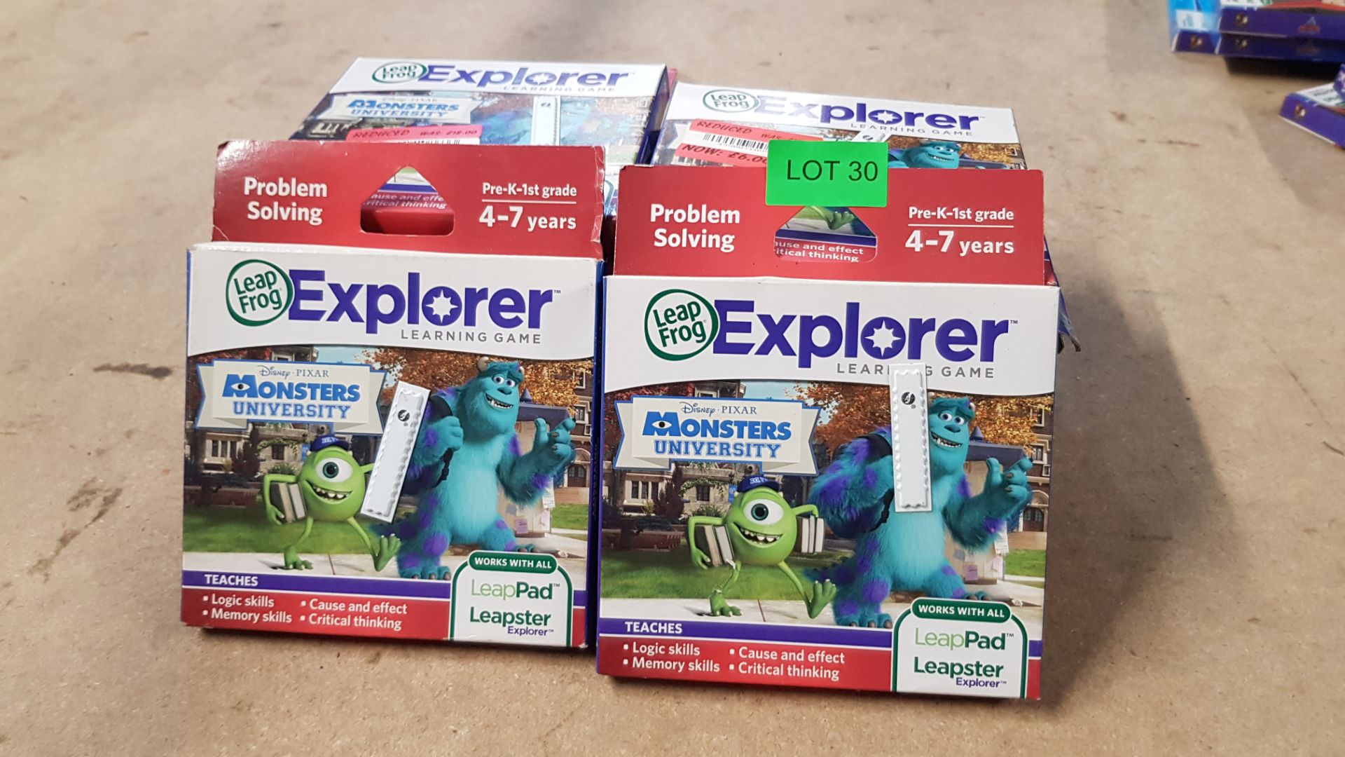 (13A) 16x Leap Frog Explorer Learning Game RRP £12 Each. Pre K 1st Grade Problem Solving Disney Pix - Image 2 of 4