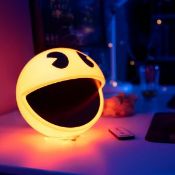 (R15) 4x Pac Man Colour Changing Sound Effect Lamp. (All With RTM Sticker).