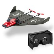 (14F) 4x Parrot PowerUp FPV Paper Airplane VR Drone