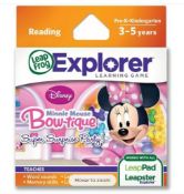 (13A) 24x Leap Frog Explorer Learning Game RRP £12 Each. Pre K Kindergarten Reading Disney Minnie M