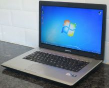 (13A) 1x Samsung NP-R519 Laptop Black. 500GB, 4GB Ram. Trackpad Not Working. Power Cable Included I