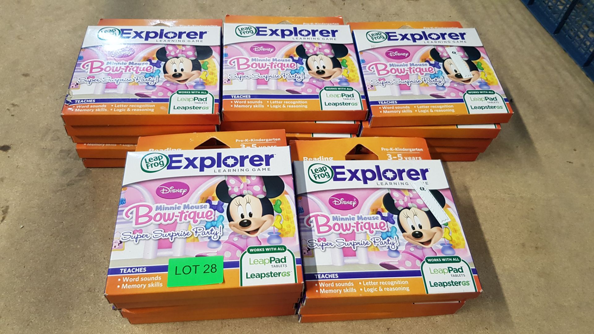 (13A) 24x Leap Frog Explorer Learning Game RRP £12 Each. Pre K Kindergarten Reading Disney Minnie M - Image 2 of 4