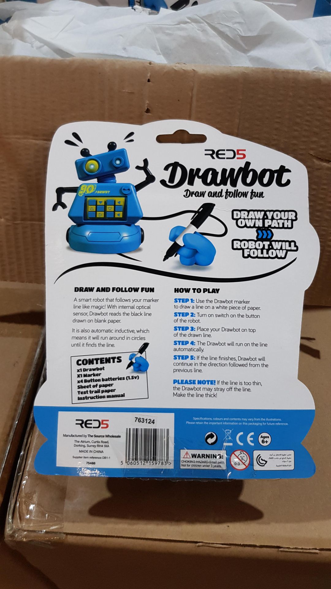 12x Red5 DrawBot RRP £12.99 Each (12x Units Per Box – All Brand New) - Image 3 of 4
