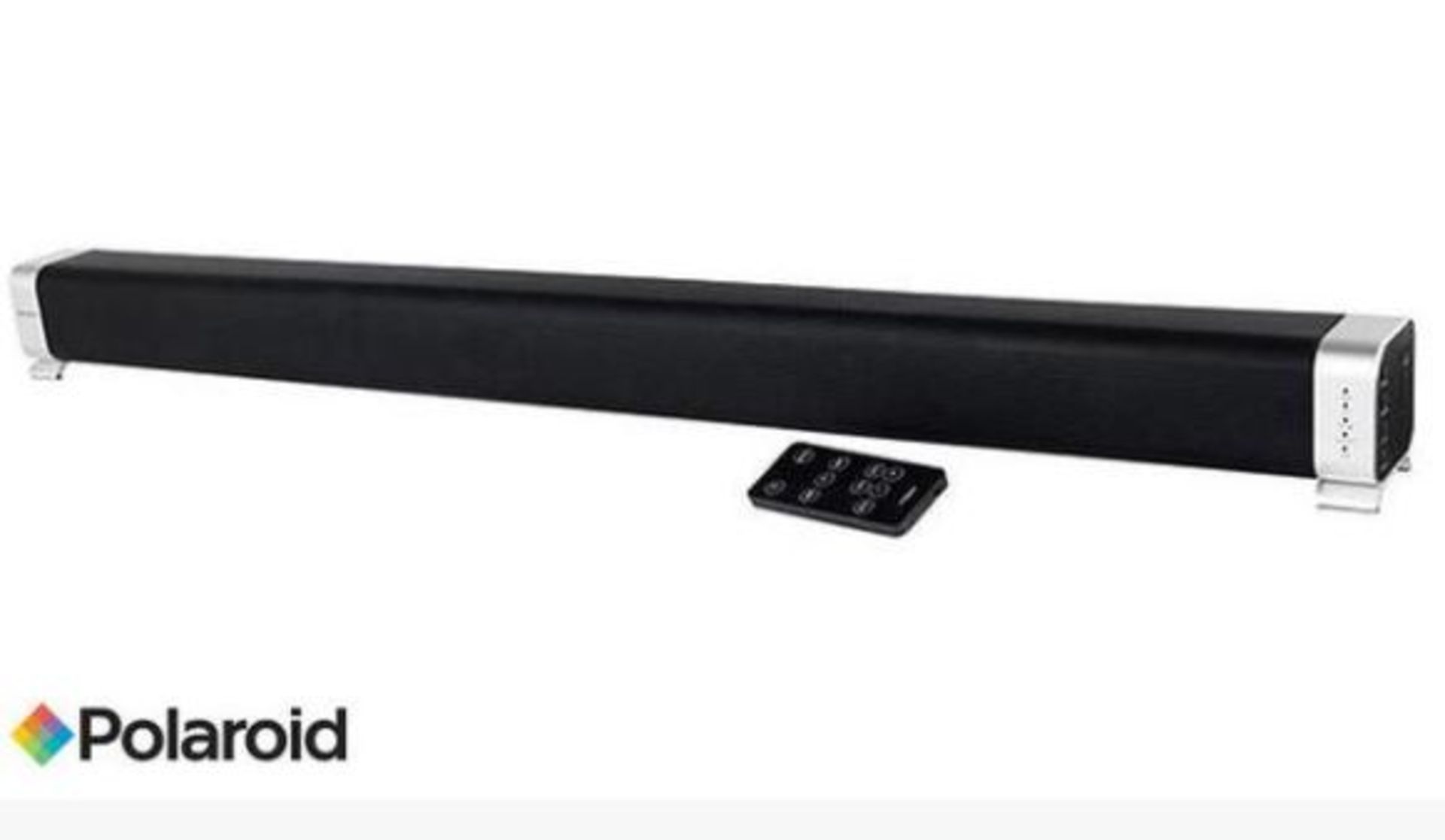 (13A) 1x Polaroid Aluminium Soundbar With Bluetooth & Remote.