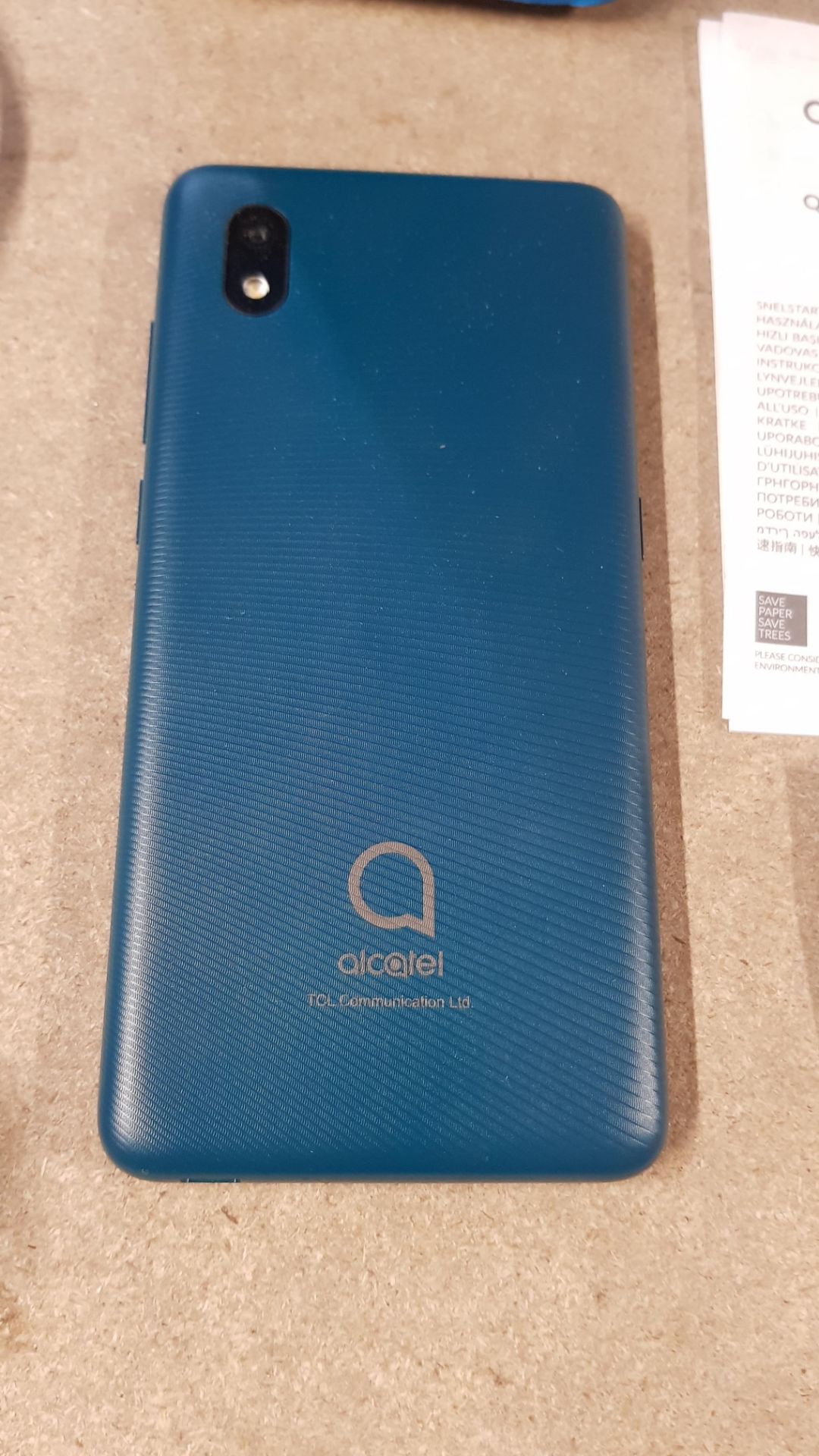 (13A) 1x Alcatel 1B Smartphone Teal RRP £69.99. 5.5” HD+ Screen, 18:9 Display. 4x Core, 32GB Rom, - Image 4 of 8