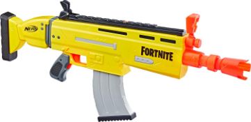 (15B) 4x Items. 1x NERF Fortinite AR-L Motorized Dart Gun. 1x Toot Toot Drivers Dumper Truck. 1x Pl