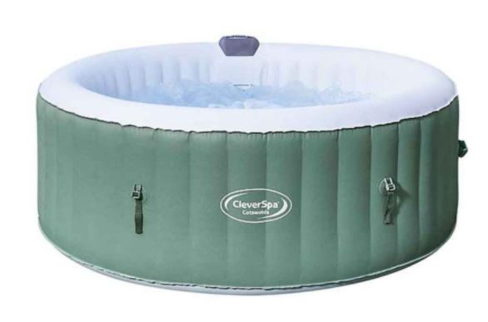 1x CleverSpa Cotswolds RRP £350. 4 Person Hot Tub. Unit Powers On And Inflates. Lot Includes Lid, - Image 2 of 12