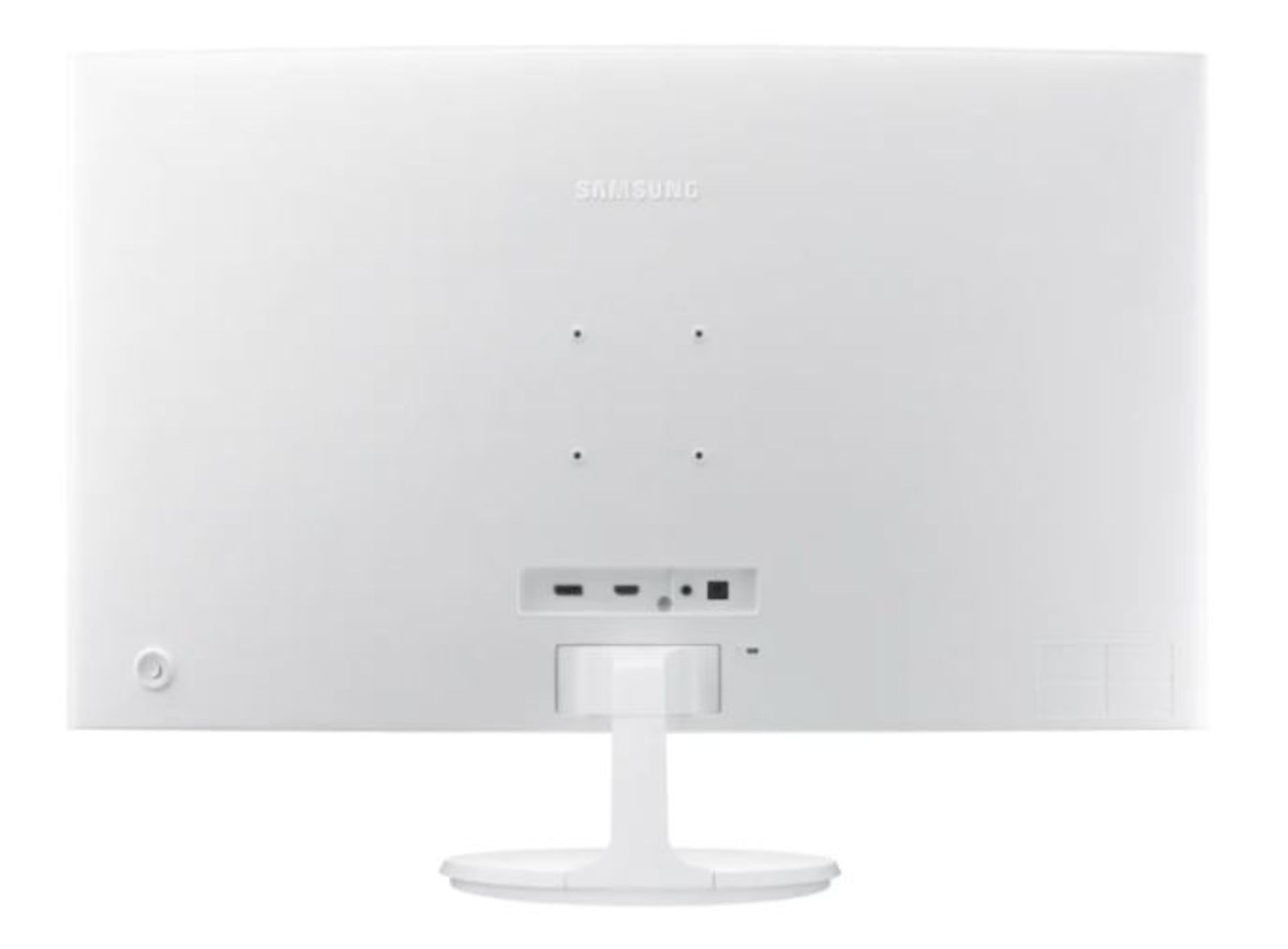 (13A) 1x Samsung Curved Monitor White (LC32F391FWUXEN) Monitor Has Damaged LCD But Still Displays - Image 2 of 8