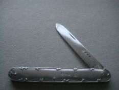 Rare Chester hallmarked All Silver Folding Fruit Knife