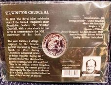 Sir Winston Churchill £20 Silver Coin