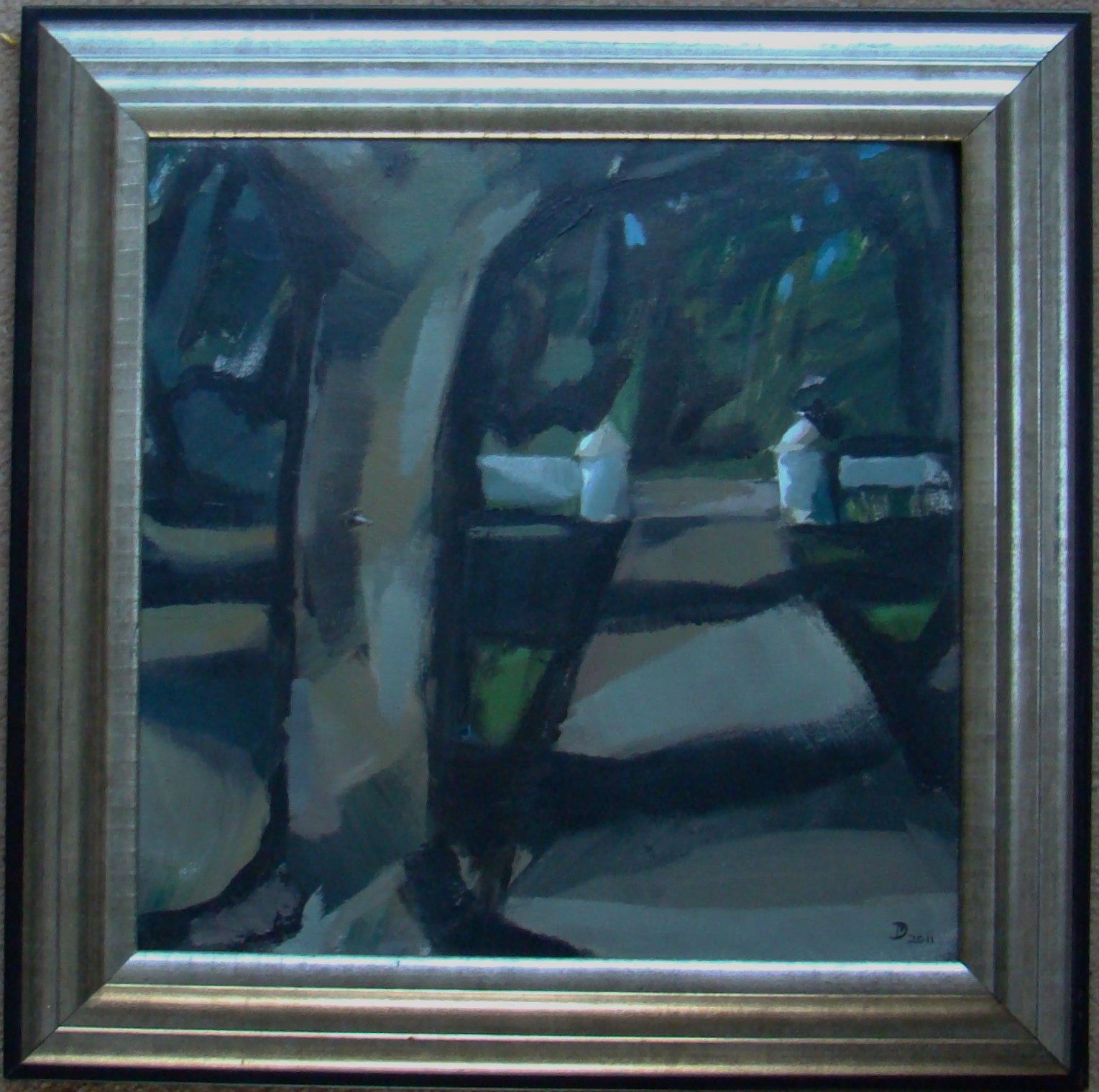 Donnie Munro Scottish Artist Signed & Framed Oil & Acrylic. Low Light Scorrybreac - Image 2 of 6