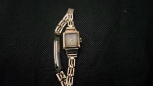 Ladies Helvetia 9ct gold Wristwatch.
