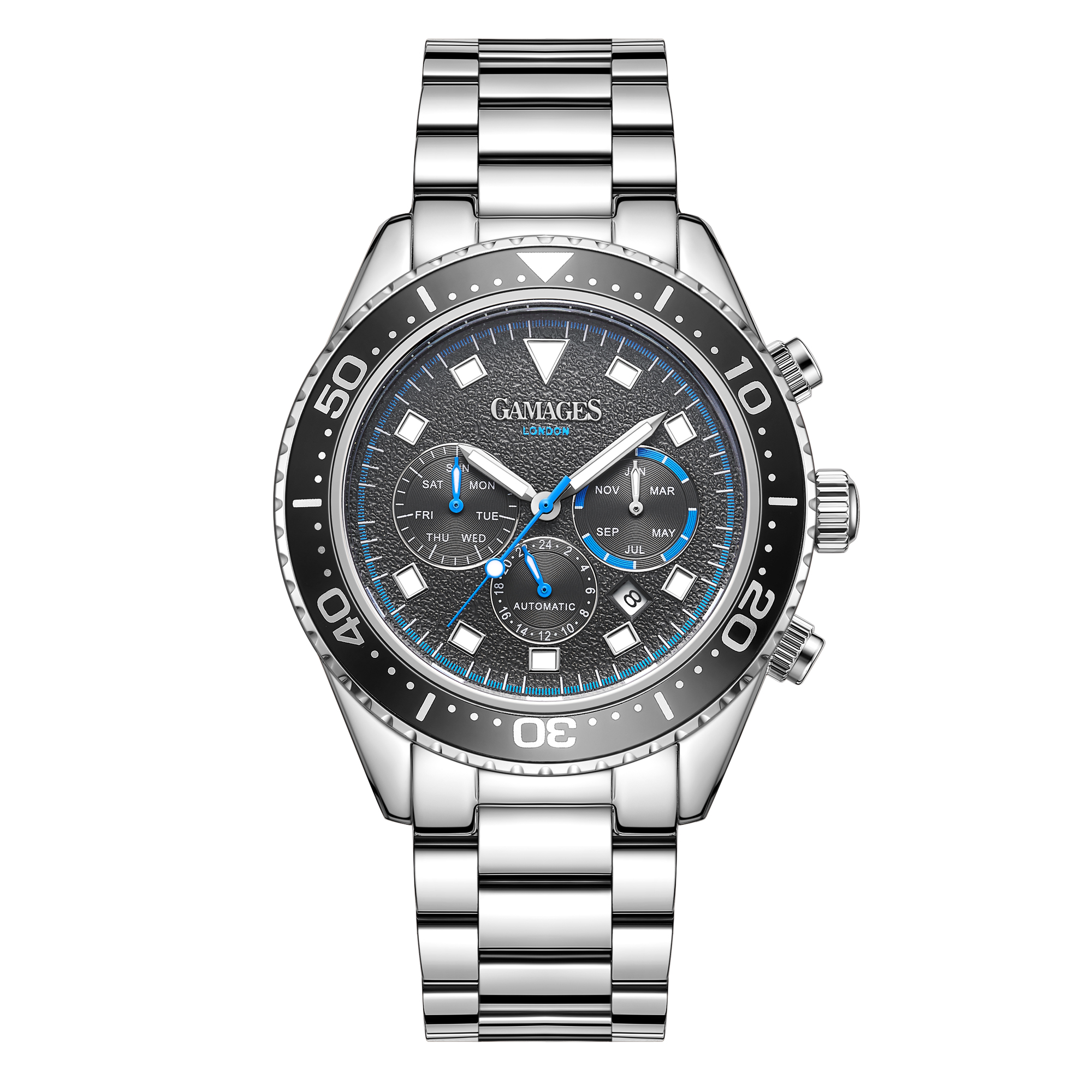 Ltd Edition Hand Assembled Gamages Allure Automatic Steel – 5 Year Warranty & Free Delivery